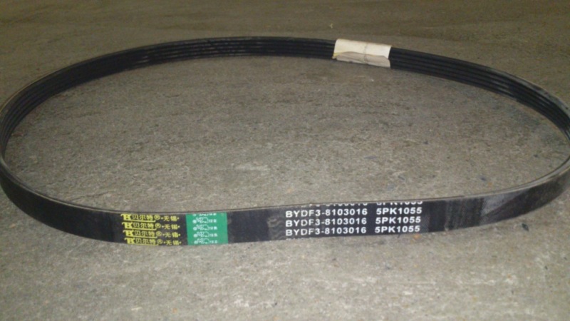 картинка РЕМЕНЬ ГУР И КОНДИЦИОНЕРА BYD F3, F3R (МОДЕЛЬ 2007 5РК1055) - 10163564-00  17.05.0200F3016