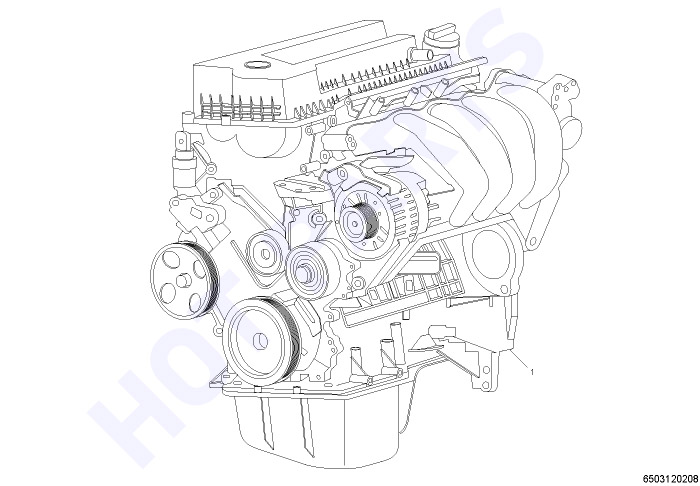 Двигатель в сборе(1.8L)