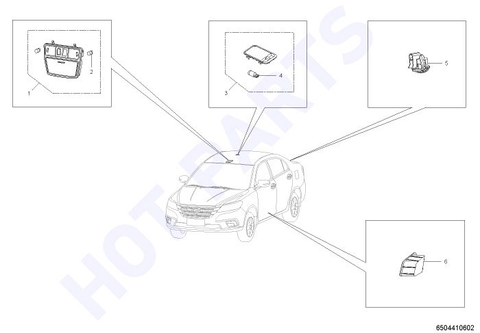 Подсветка салона