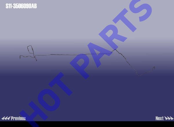 картинка BRAKE HOSE ASSY-RR LH  S11-3506090AB