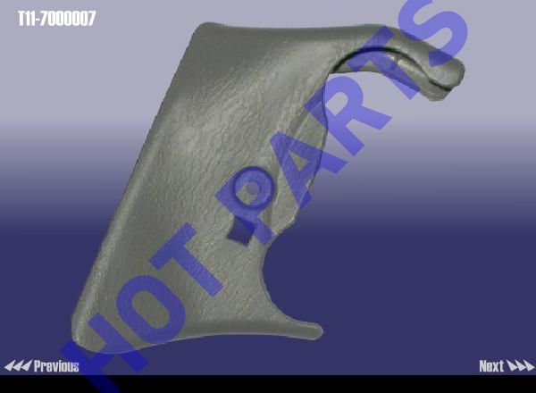RIGHT INNER TRIM-RIGHT REAR SEAT