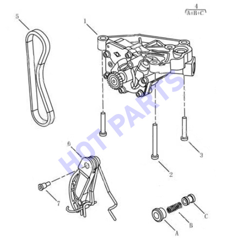 НАСОС МАСЛЯНЫЙ 4G18TD-B06