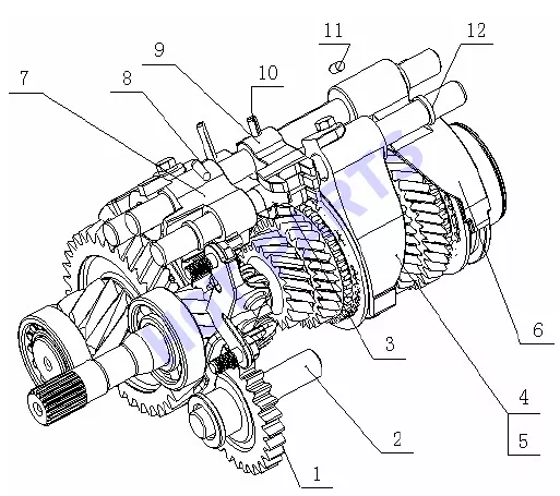 ЗАДНЯЯ ПЕРЕДАЧА S160